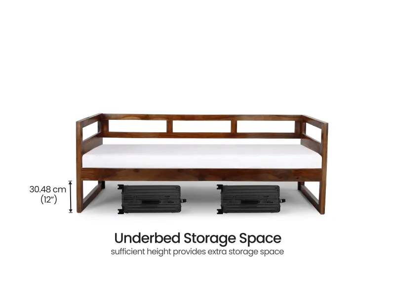 Hugo Solid Wood Sofa Cum Bed